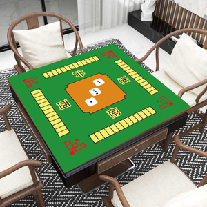 Jeu d'échecs multijoueur et divertissement de cartes de tapis de table de Mahjong de style chinois