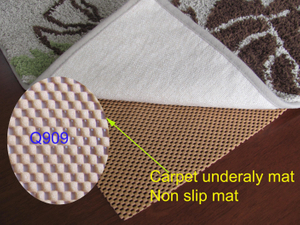 Sous-couche de tapis Tapis en PVC Antidérapant