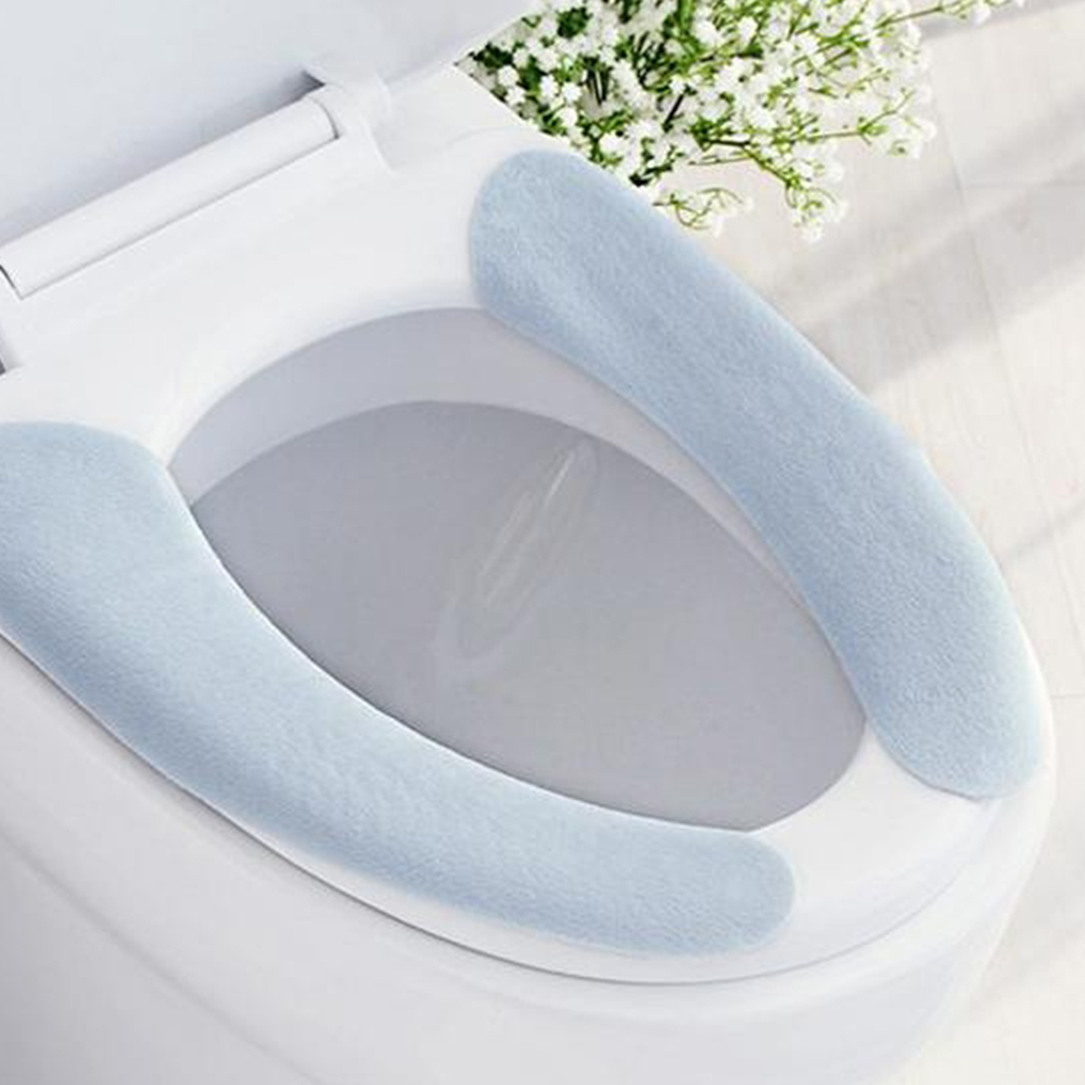 Doux chaud et adapté aux anneaux de toilette de différentes formes, nettoyer et réutiliser les serviettes de toilette portables et faciles à installer. 